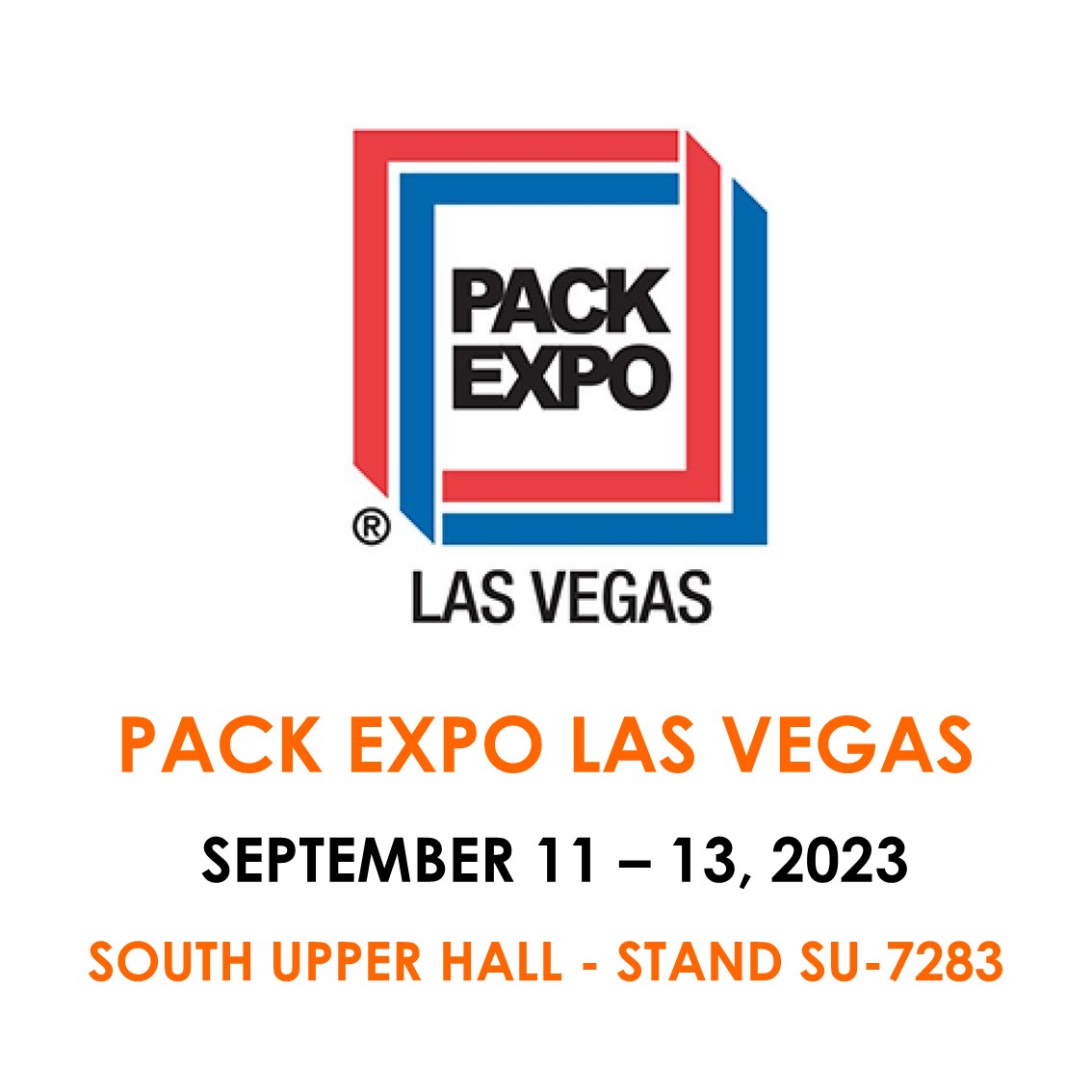 Pack Expo Las Vegas SEPTEMBER 11 13, 2023 TCM Solutions